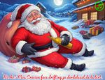 Ho-ho! Mos Craciun face drifting pe derdelusul de la birt.