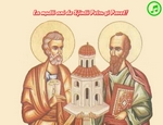 La multi ani de Sfintii Petru si Pavel!